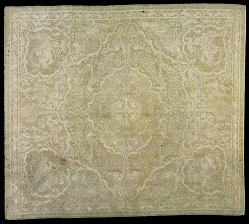 Napkin Depicting The Five Senses by Walter Crane, textile, 1891