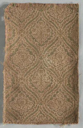 Two Brocaded Fragments by Unknown, textile, 1580-1599