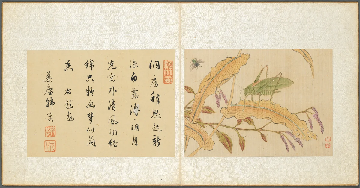 Album of Miscellaneous Subjects, Leaf 7 by Fan Qi, painting, 1650-1655