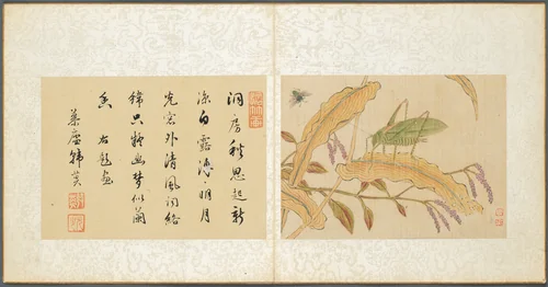 Album of Miscellaneous Subjects, Leaf 7 by Fan Qi, painting, 1650-1655