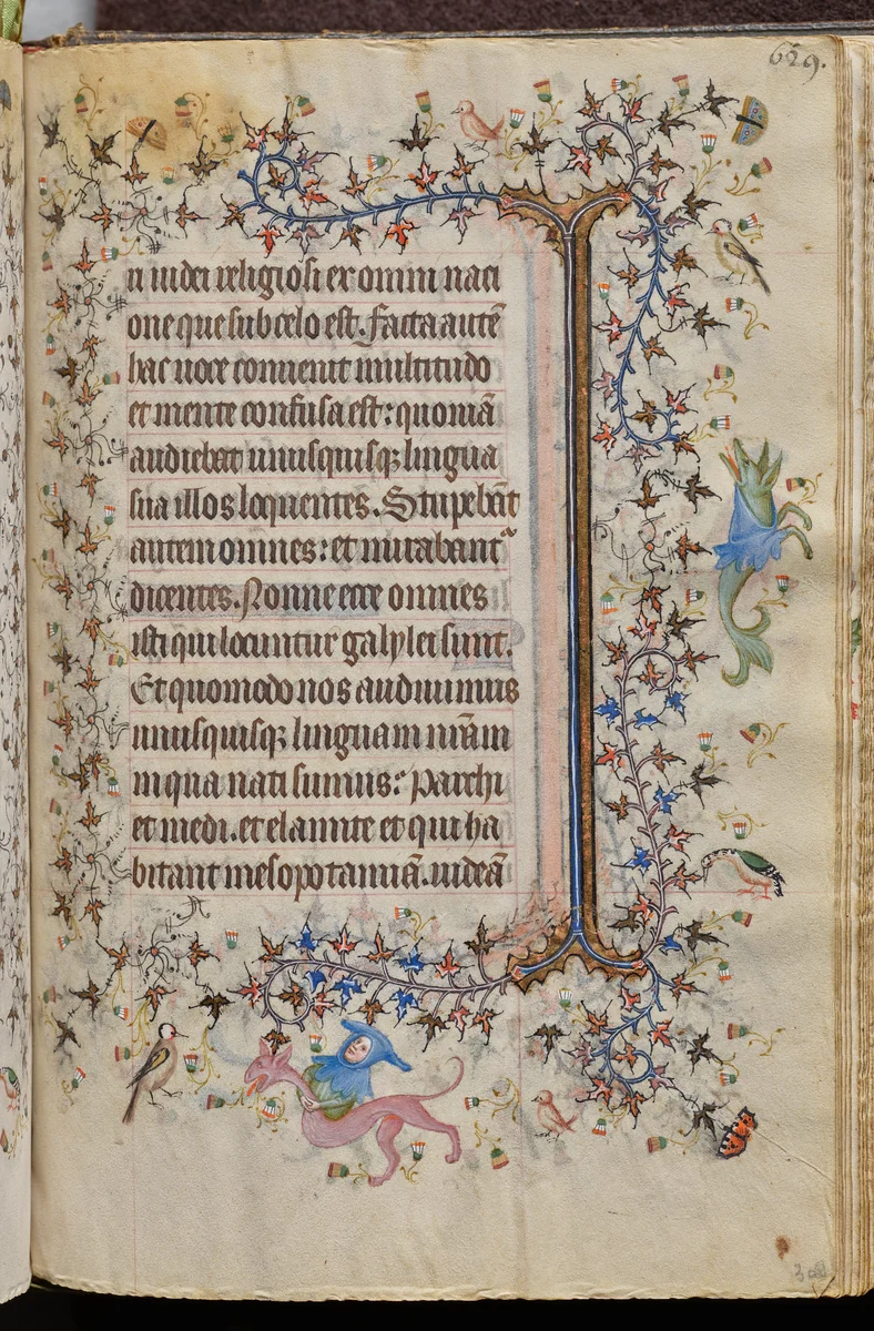 Hours of Charles the Noble, King of Navarre (1361-1425), fol. 309r, Text by Master of the Brussels Initials and Associates, book, 1400-1410
