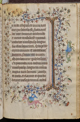 Hours of Charles the Noble, King of Navarre (1361-1425), fol. 309r, Text by Master of the Brussels Initials and Associates, book, 1400-1410