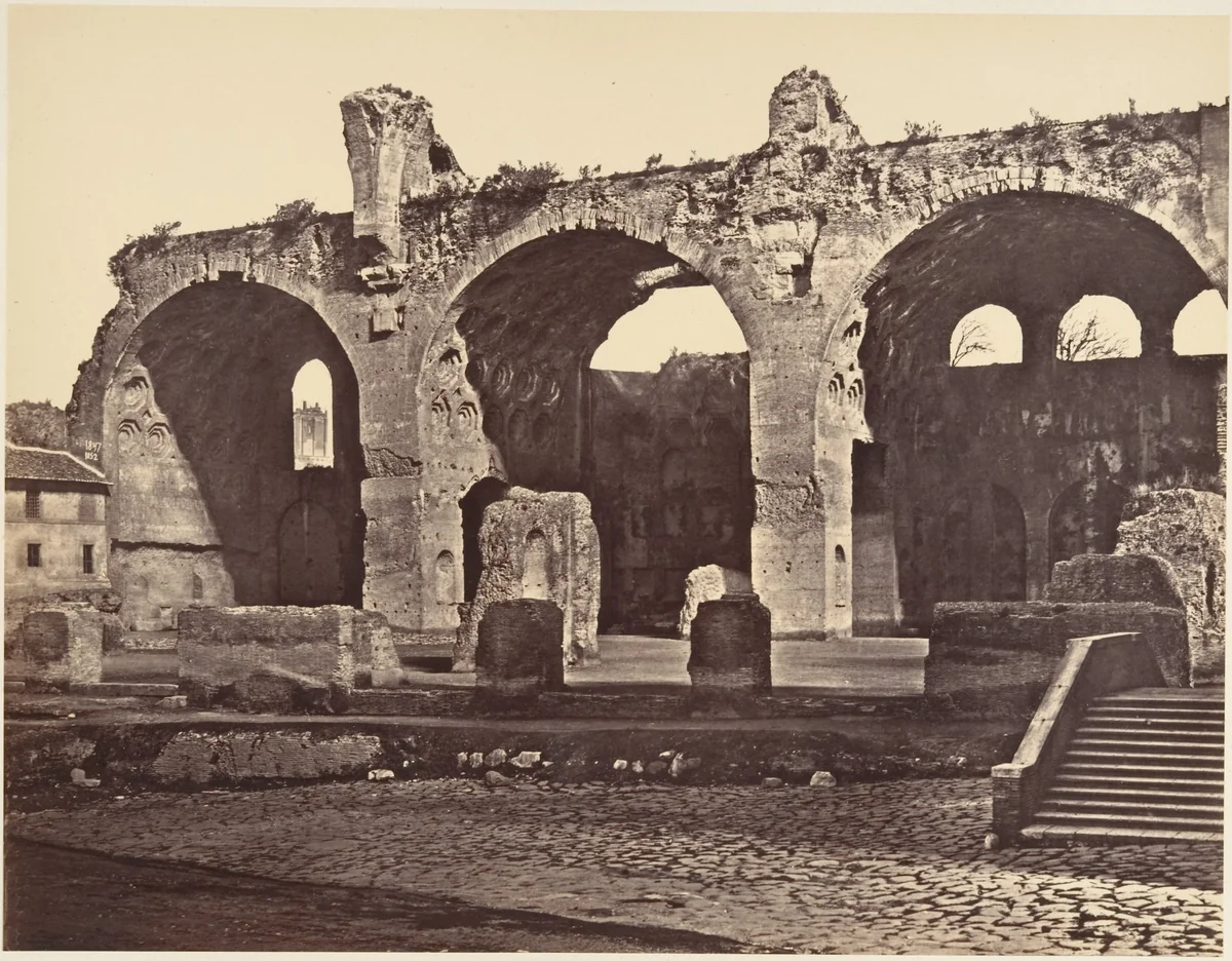 Tempio della Pace by Eugène Constant, photograph, 1848-1852