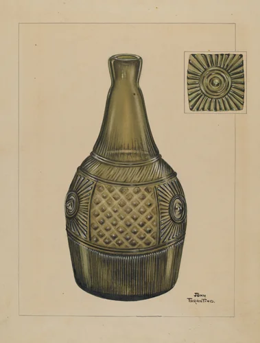 Decanter by John Tarantino, index of american design, 1936