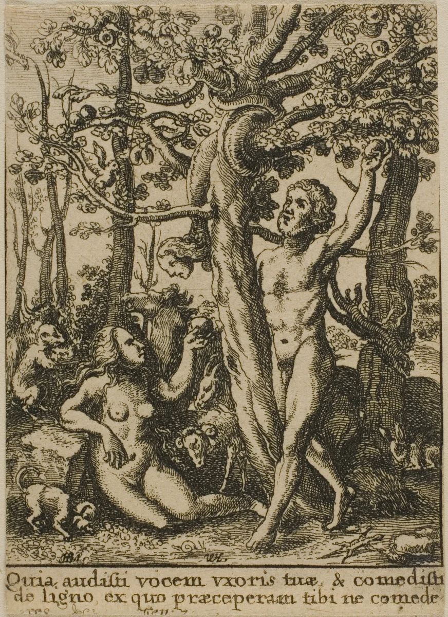 The Garden of Eden by Wenceslaus Hollar
Hans Holbein the younger, print, 1651