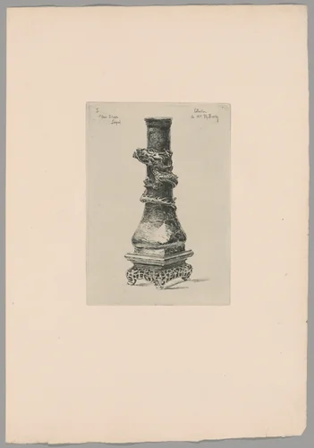 Japonisme by Felix Hilaire Buhot, print, 1883