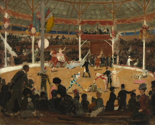The Circus by Suzanne Valadon, painting, 1889