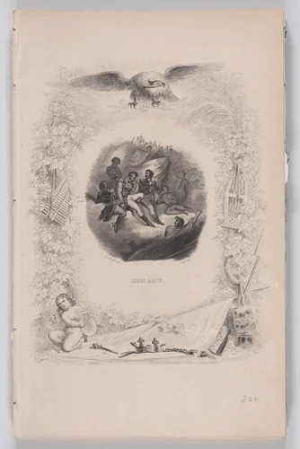 My Soul, from "The Complete Works of Béranger" by Ary Scheffer, print, 1829