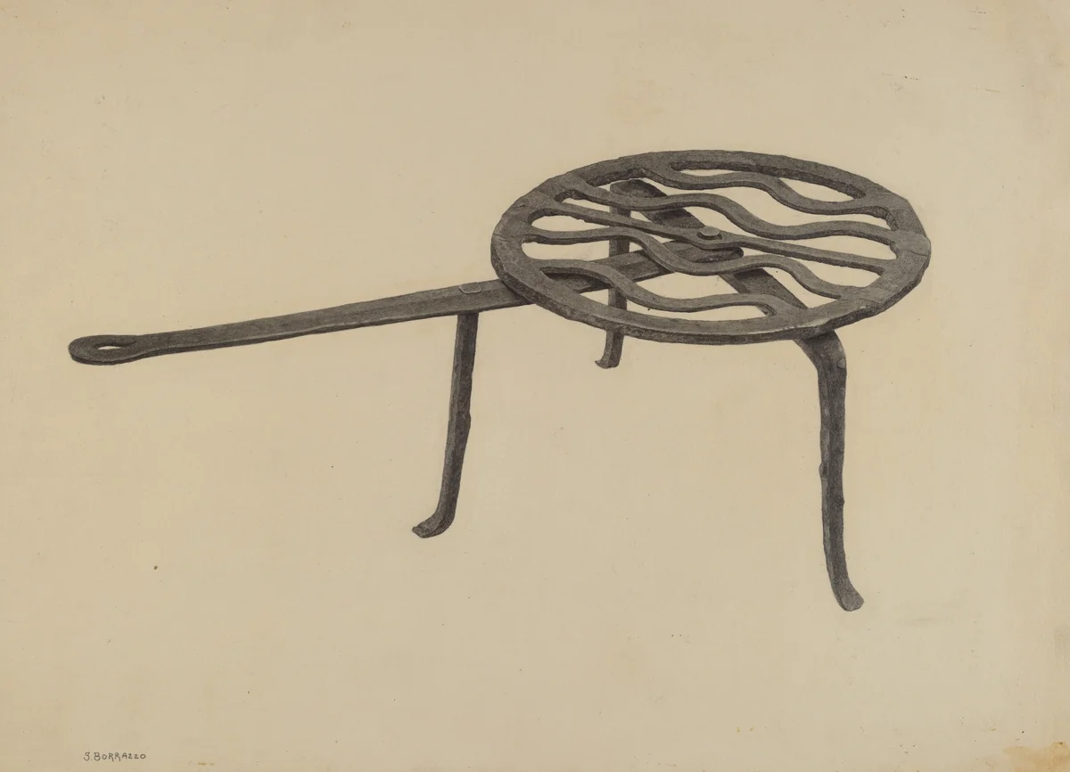 Gridiron by Salvatore Borrazzo, index of american design, 1938