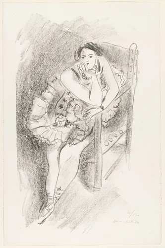 Untitled from Ten Dancers (Dix Danseuses) by Henri Matisse, print, 1927