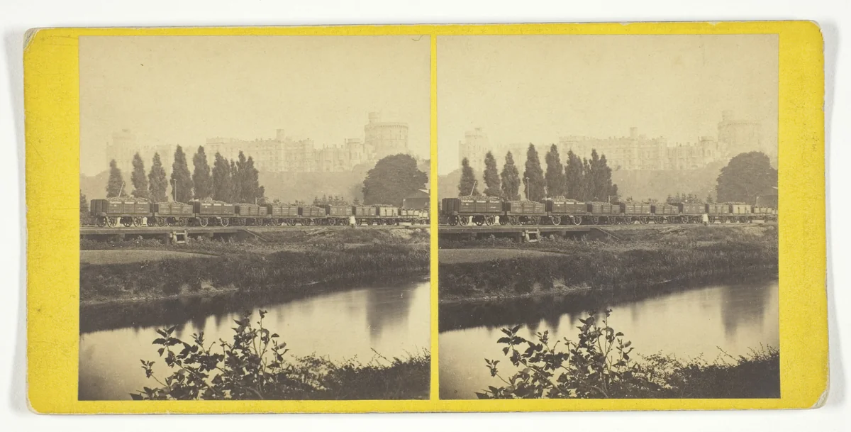 Windsor Castle - The North Terrace by G. W. Wilson, photograph, 1850-1874