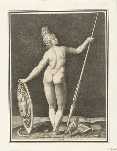 Minerva by Unknown, print, 1576-1628