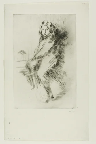 The Boy (Charlie Hanson) by James McNeill Whistler, print, 1875-1876