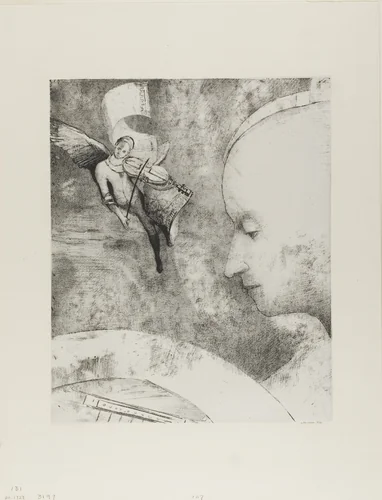 The Celestial Art by Odilon Redon, print, 1894