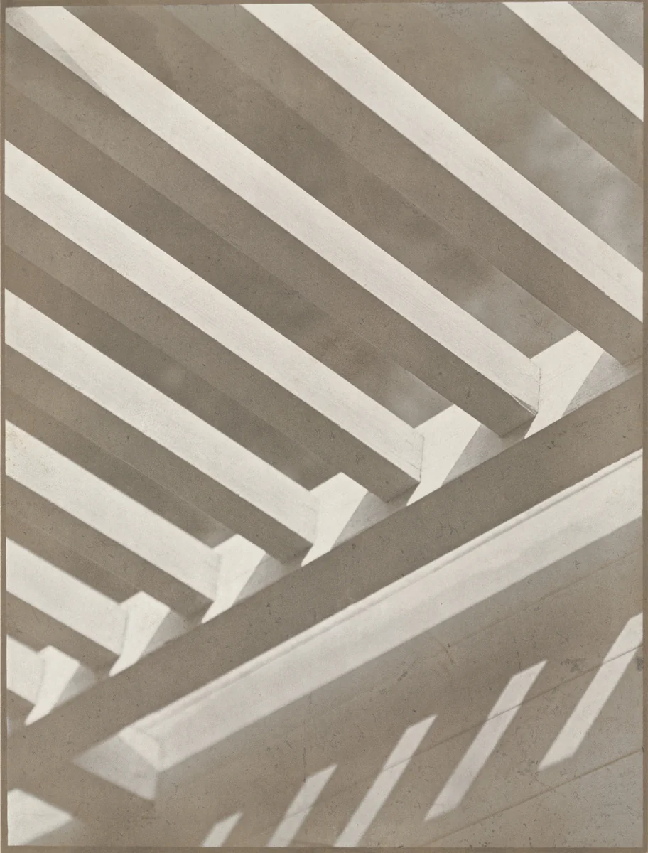 Porch Railings, Twin Lakes, Connecticut by Paul Strand, photograph, 1916