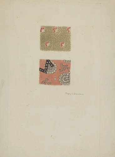 Printed Cotton by Mary C. Davidson, index of american design, 1935-1942