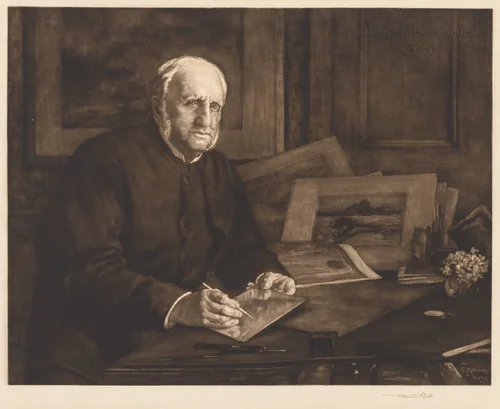 Sir Francis Seymour Haden by George Percy Jacomb-Hood, print, 1901
