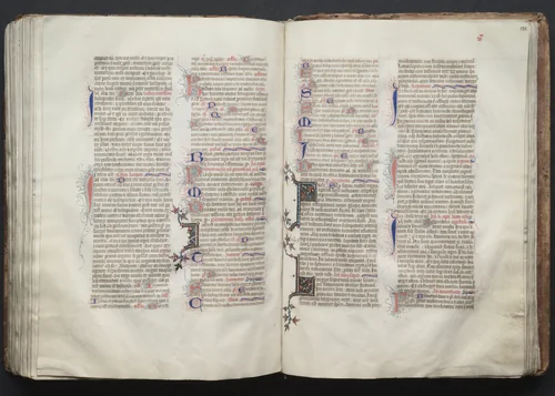 The Gotha Missal: Fol. 131v, Text by Master of the Boqueteaux, book, 1370-1380