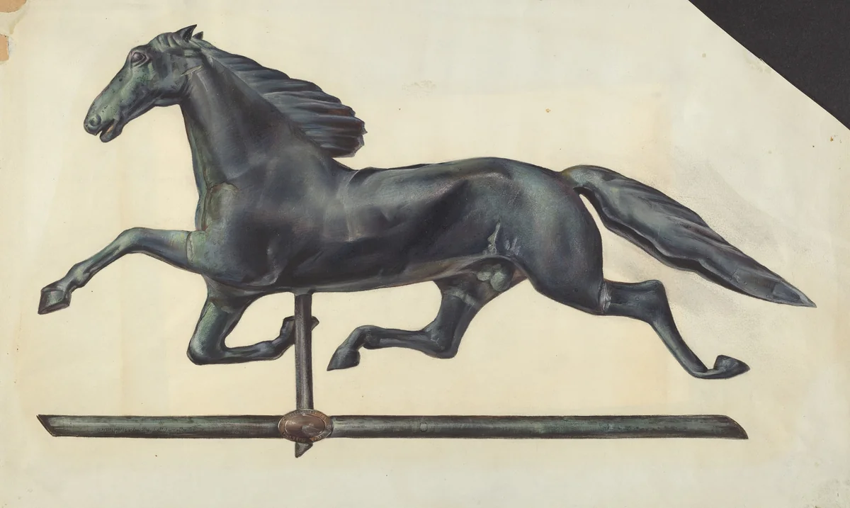 Weather Vane by James McLellan, index of american design, 1938