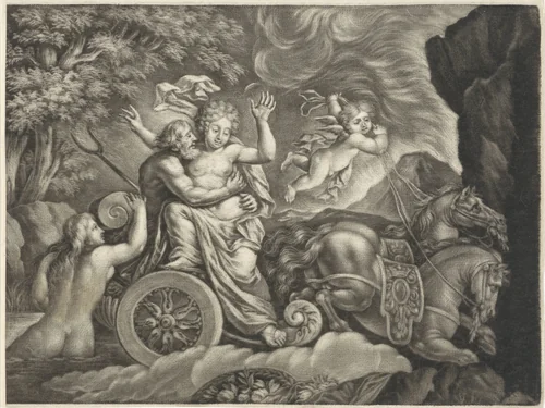 Roof van Proserpina by Jan van Somer, print, 1655-1700