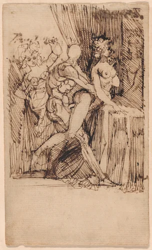 An Erotic Fantasy by Henry Fuseli, print, 1790-1792