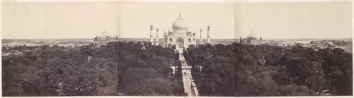 [The Taj Mahal from the Gateway] by John Murray, photograph, 1864