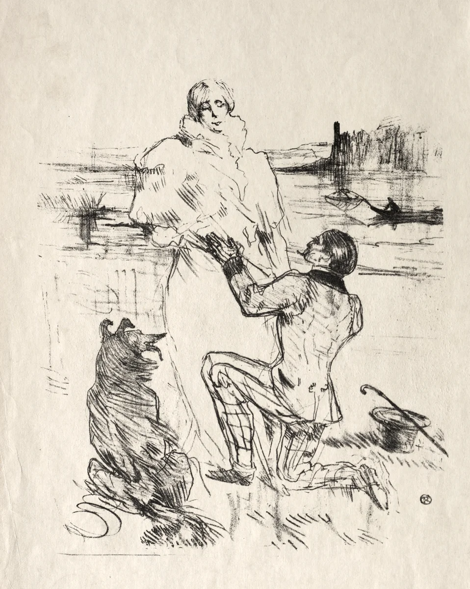 Déclaration by Henri de Toulouse-Lautrec, print, 1900