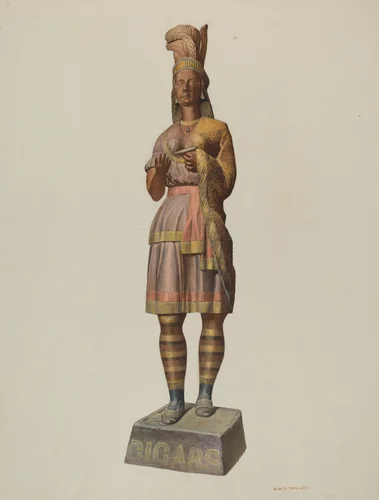 Indian Woman by Robert W.R. Taylor, index of american design, 1940