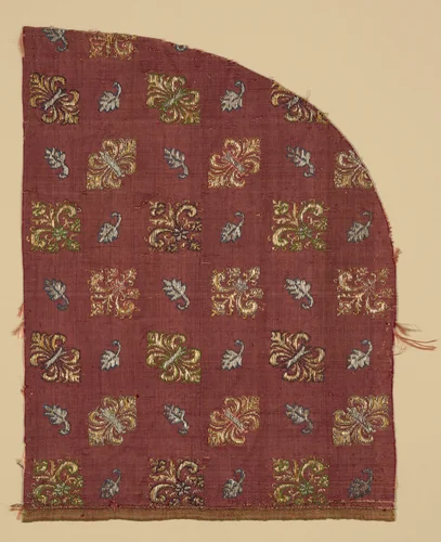 Fragment by Italy, textile, 1625-1675