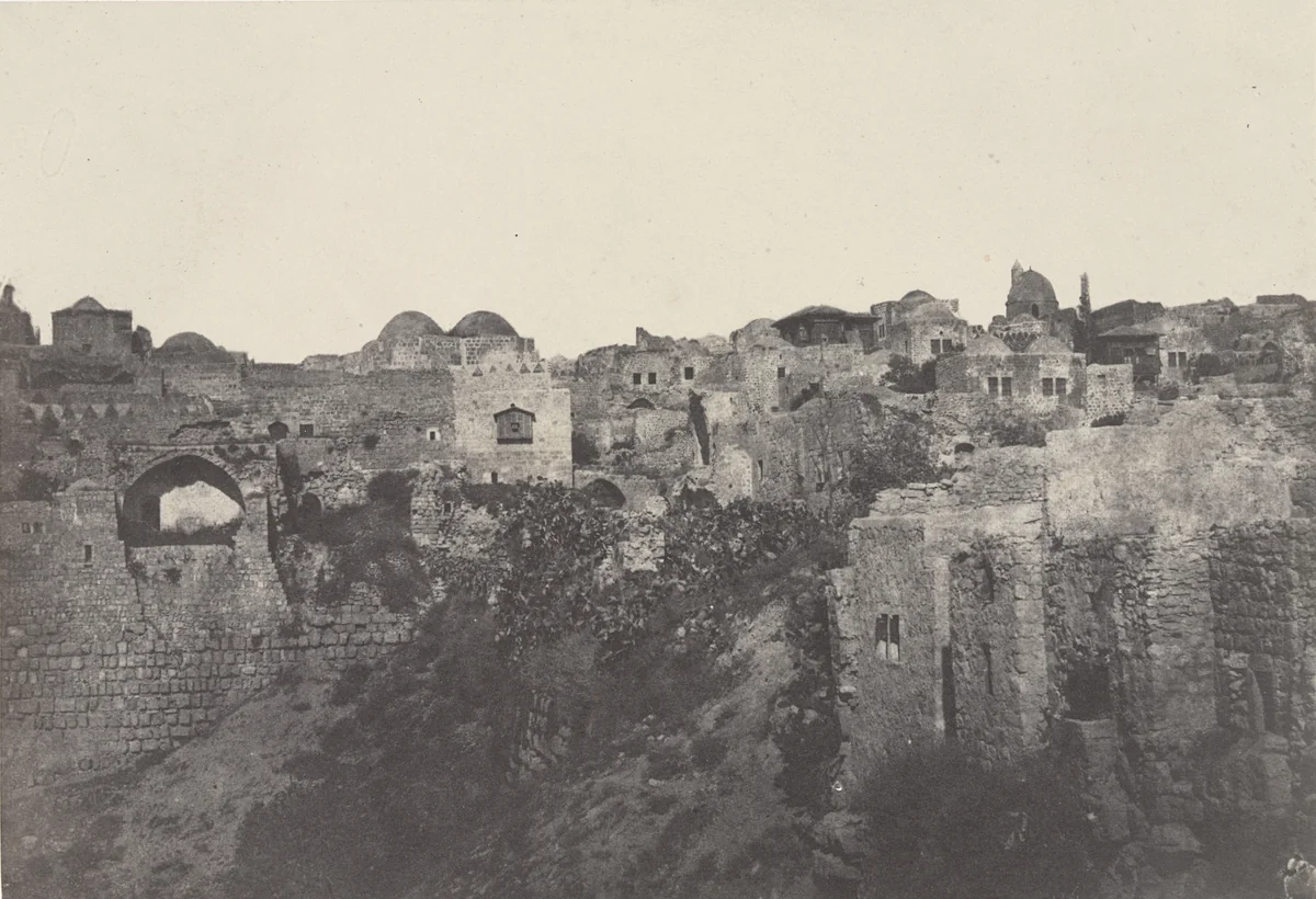 Jerusalem, Quartier Oriental by Maxime Du Camp, photograph, 1849