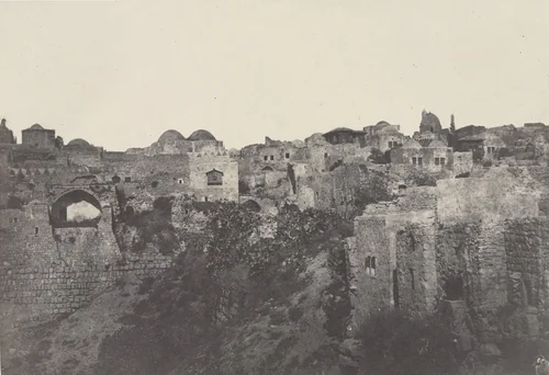 Jerusalem, Quartier Oriental by Maxime Du Camp, photograph, 1849