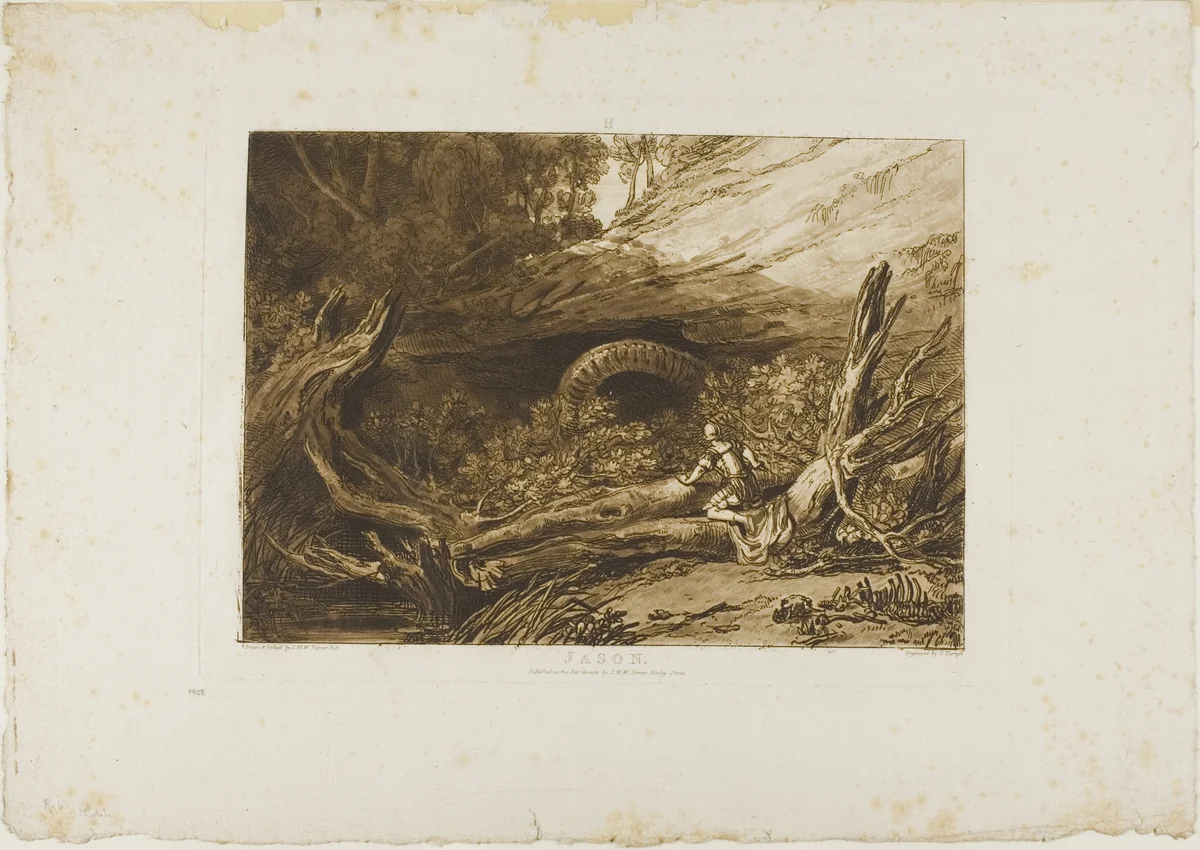 Jason, plate 6 from Liber Studiorum by Joseph Mallord William Turner, print, 1807