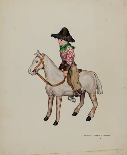 Mechanical Toy by Gwendolyn Jackson, index of american design, 1939