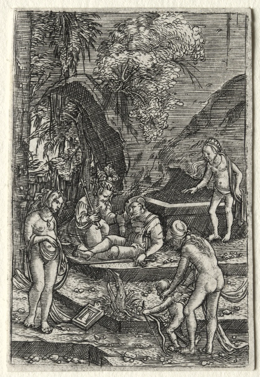The Judgment of Paris by Albrecht Altdorfer, print, 1511