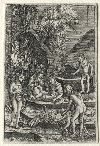 The Judgment of Paris by Albrecht Altdorfer, print, 1511