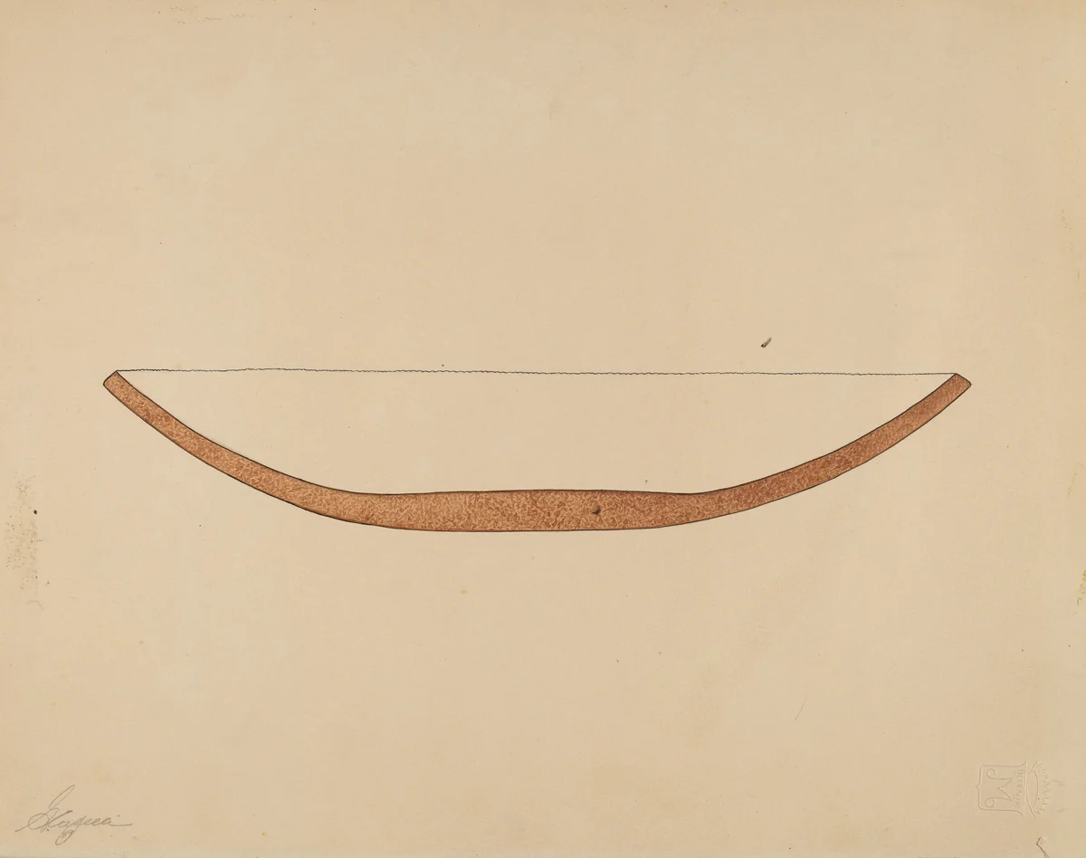 Plate by Giacinto Capelli, index of american design, 1939