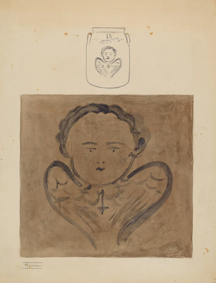 Jar by Frank Fumagalli, index of american design, 1936