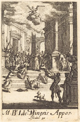 The Martyrdom of Saint James Minor by Jacques Callot, print, 1634-1635