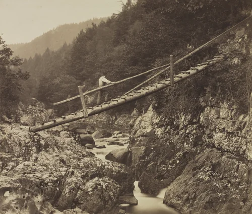 The Miners' Bridge, on the Llugwy, North Wales by Roger Fenton, photograph, 1857
