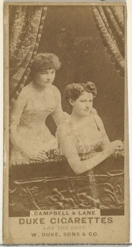 Campbell & Lane, from the Actors and Actresses series (N145-7) issued by Duke Sons & Co. to promote Duke Cigarettes by W. Duke, Sons & Co., photograph, 1880-1889