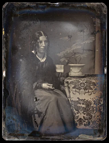 Harriet Beecher Stowe by Southworth and Hawes, photograph, 1850
