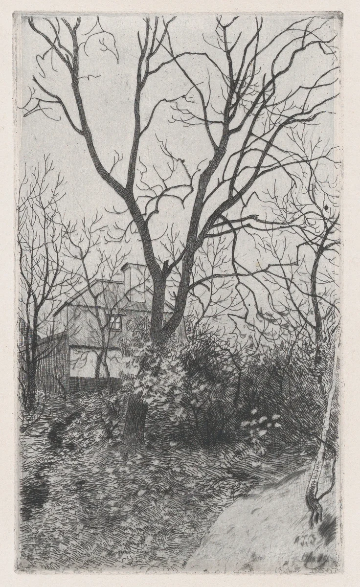 Autumn (Höst), from "The Swedish Fine Art Print Society Portfolio" (Föreningen för Grafisk Konst) by Albert Theodor Gellerstedt, print, 1889