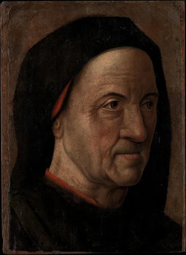 Portrait of an Old Man by Hugo van der Goes, painting, 1470-1475