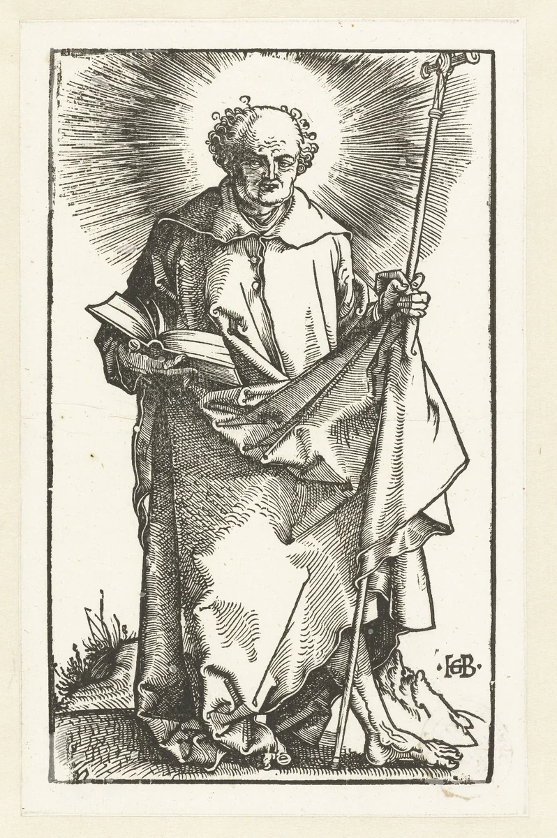 Filippus met kruisstaf by Unknown, print, 1519