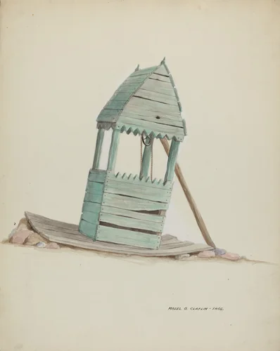 Well Head by Majel G. Claflin, index of american design, 1937