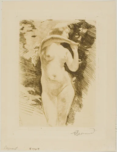 Eve by Albert Besnard, print, 1896