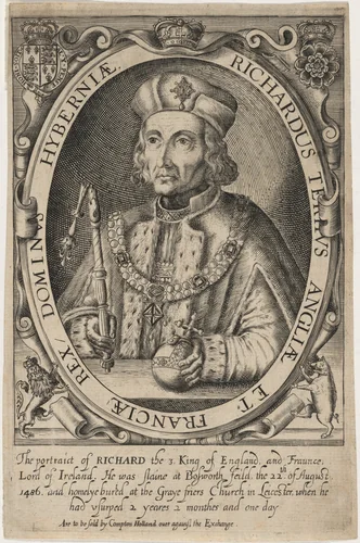 Richard III of England by Renold Elstrack, print, 1618