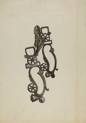 Spanish Bit by Gerald Transpota, index of american design, 1937