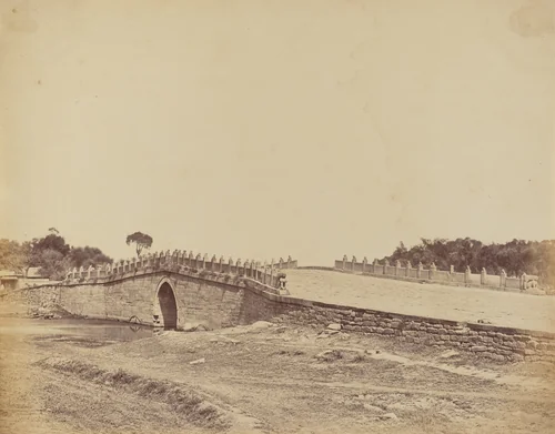 Bridge of Palichian Near Pekin, the Scene of the Fight with Imperial Chinese Troops, September 21, 1860 by Felice Beato, photograph, 1860