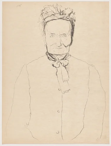 La vieille (Old Woman) by Eugène Martel, print, 1895